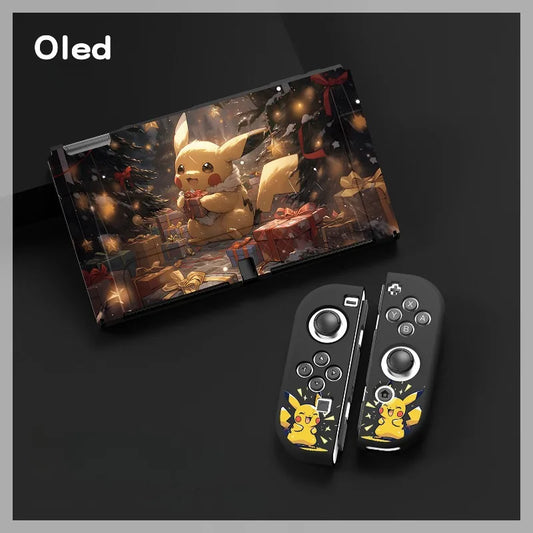 Pokemon Pikachu Soft TPU Skin Protective Case for Nintendo Switch NS OLED Joy-Con Controller Protection Housing Shell Cover Gift
