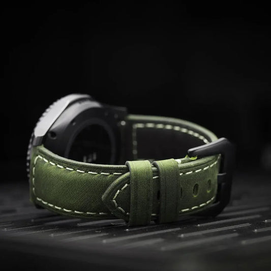 20mm 22mm Leather Watch Band For HAUWEI watch for Samsung Galaxy Watch 6 5 4 Active2 46mm 42mm Strap Replacement Straps