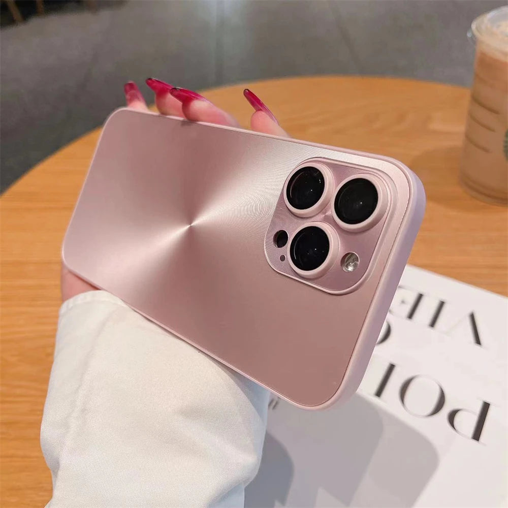 Fashion Bling Laser Aurora Pattern Colorful Phone Case For iPhone 16 14 13 12 11 15 Pro Max Plus Shockproof Bumper Cases Cover