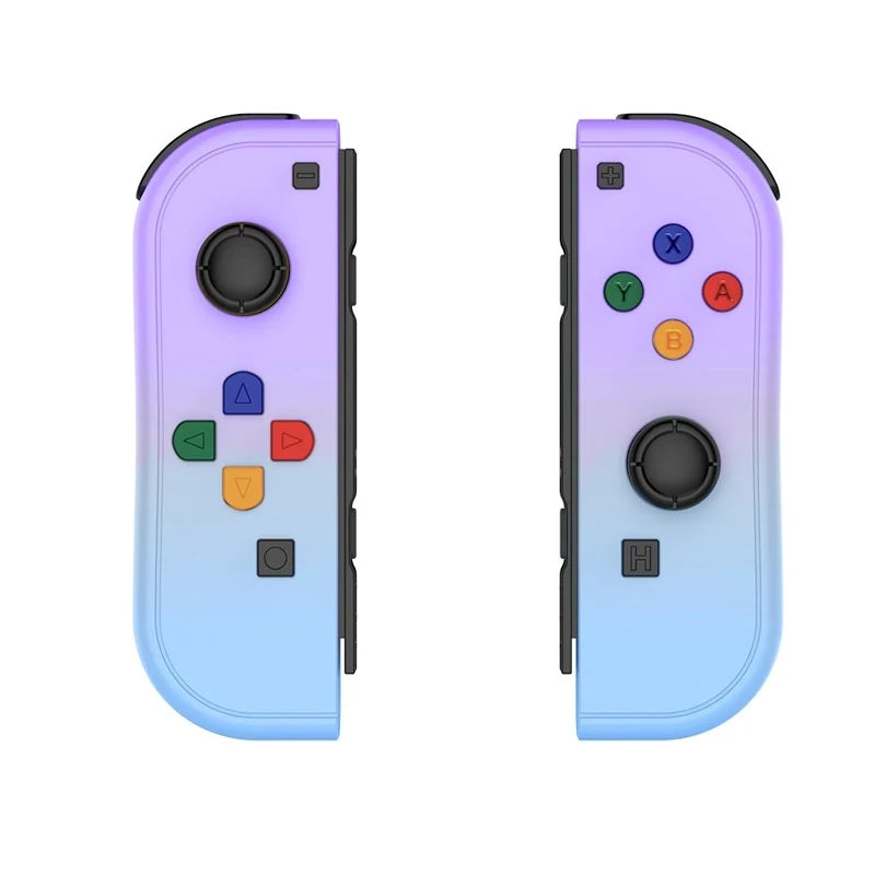 Replacement Wireless Joycons Controller for Switch/Lite/OLED with Motion Sensing/Dual Vibration/Gyro Axis, Includes Comfort Grip