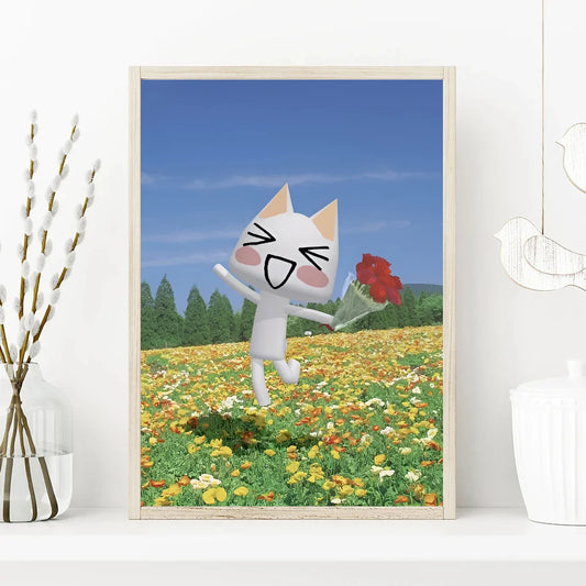 Inoue Toro CUTE Cat Hot Classic Movie Posters The Office Friends TV Prints Vintage Home Room Decor Aesthetic Art Wall Painting