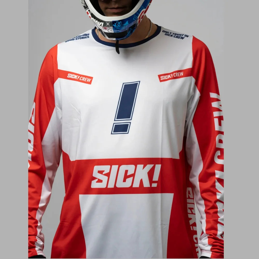 2025 SICK MTB T-Shirt Cycling Jersey Men Downhill Mountain Bike BMX Man Motocross Racing Long Sleeve Motorcycle Clothes Bicycle
