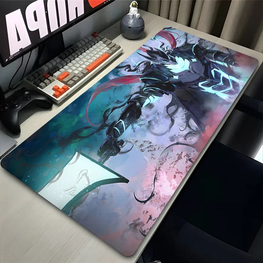 Mouse Pad Laptop Gaming Accessories Keyboard Pad Cool Anime Solo Desktop Mouse Mat Office PC L-leveling Gamer HD Print Mousepad