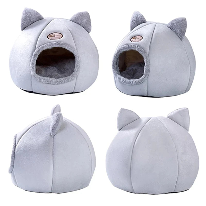 Yellow Pandora cozy pet house bed – Plush, Washable