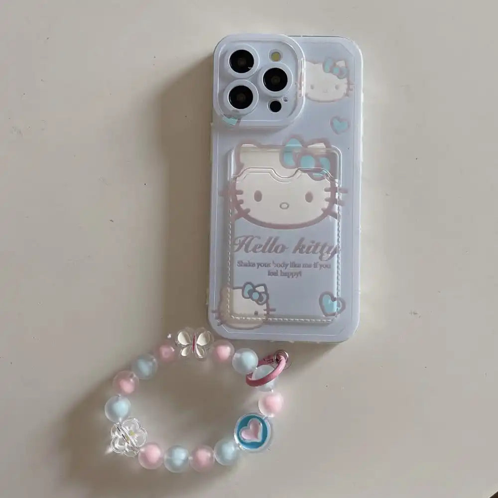 Cute Cartoon Role Phone Case for IPhone 11 12 13 14 15 Pro Max X XR XS 7 8 Plus Soft Tpu Wallet Cover Card Holder