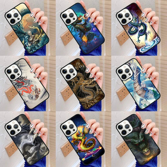 Legendary Chinese Dragon Phone Case Cover For iPhone 16 15 SE2020 6 6s 7 8 plus 11 12 mini 13 14 pro max shell coque