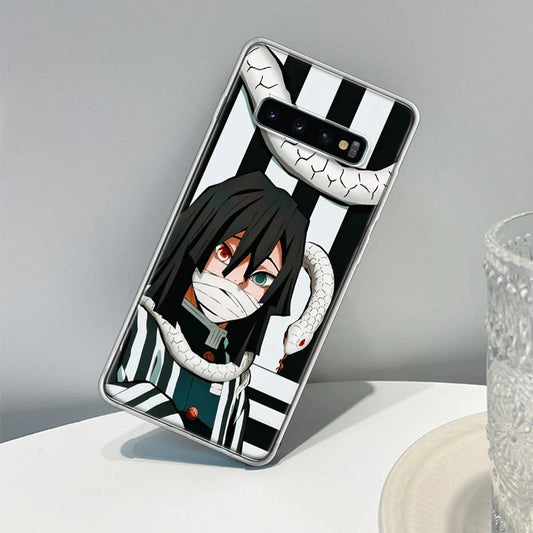 😈Demon😈Slayer Cover Phone Case For Samsung Galaxy S20 FE S21 + S22 S23 S24 Ultra S10 Plus S10E S9 S8 Coque Capa Fund