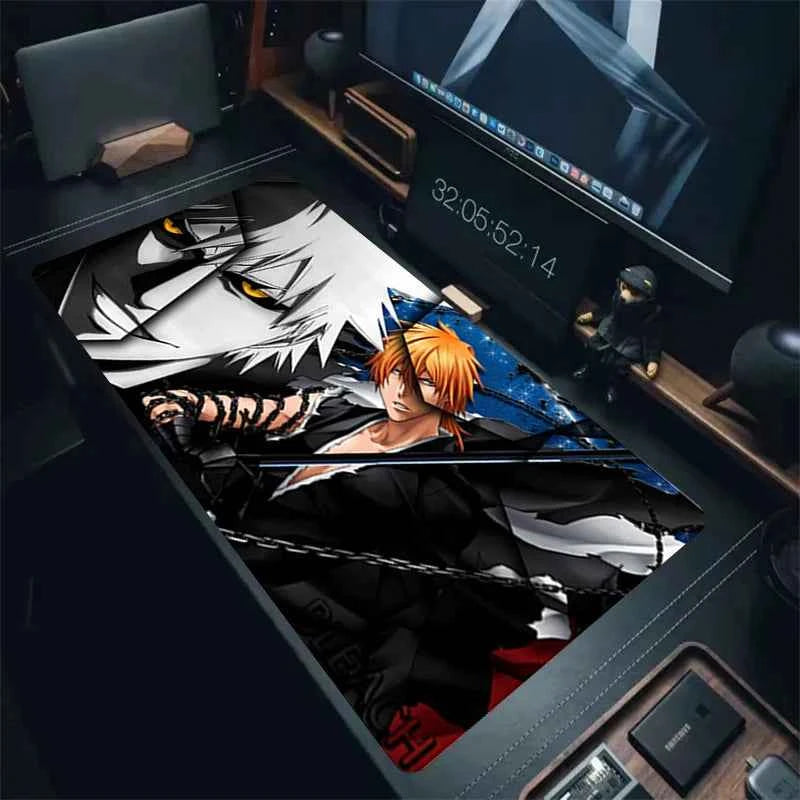 XXL Anime BLEACH Large Mouse Pad Gamer Cabinet Pc Keyboard коврик для мыши Computer Desk Mat 90x40CM Gaming Accessories Mousepad