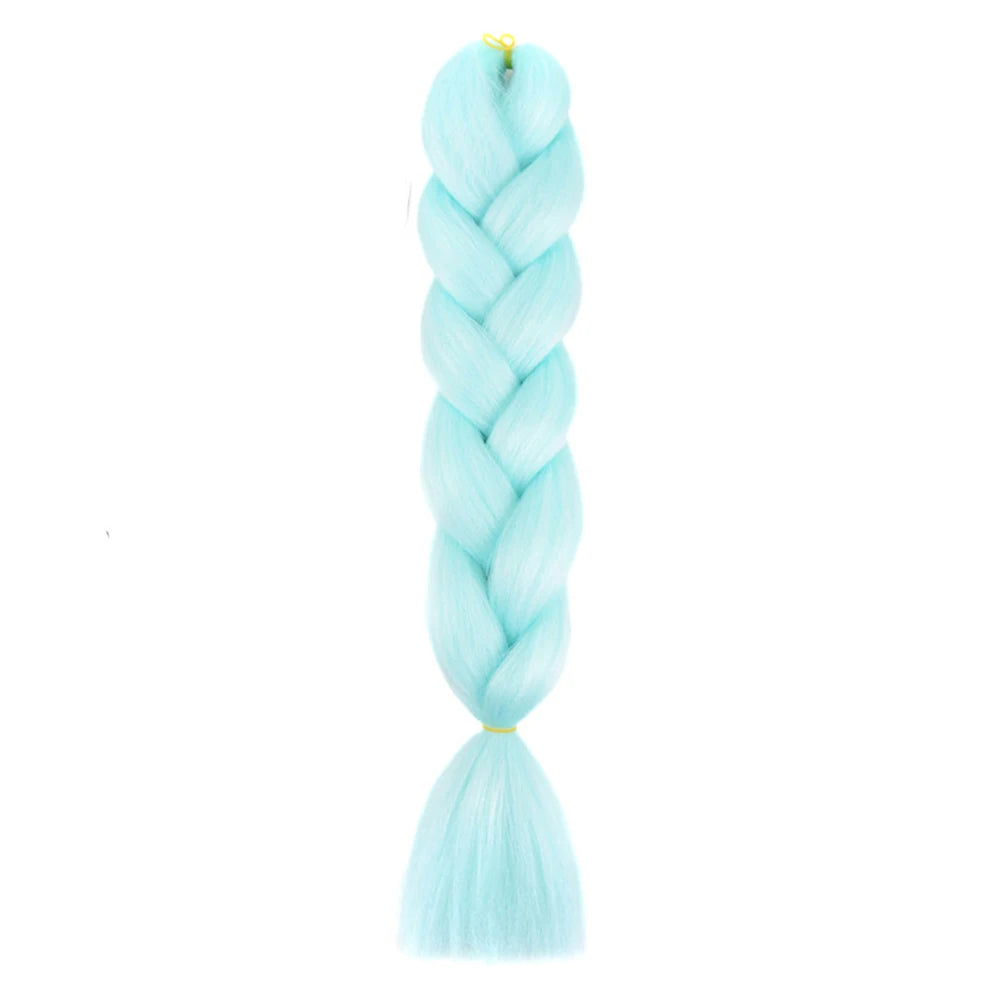 AZQUEEN 24 Inch Jumbo Braids Extensions Synthetic Braiding Hair Afro Ombre Color kanekalon Hair for Children Braid
