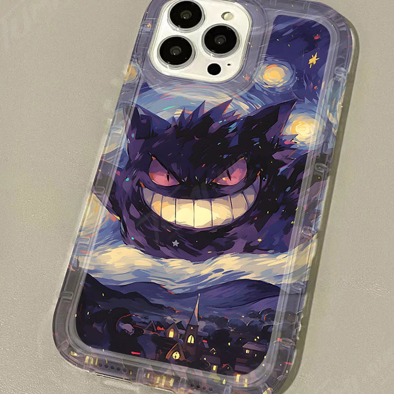 Anime Case for iPhone 15 14 13 12 11 Pro Max XR XS X 8 7 6 6S Plus SE 2020 Shockproof Clear TPU Protective Cover