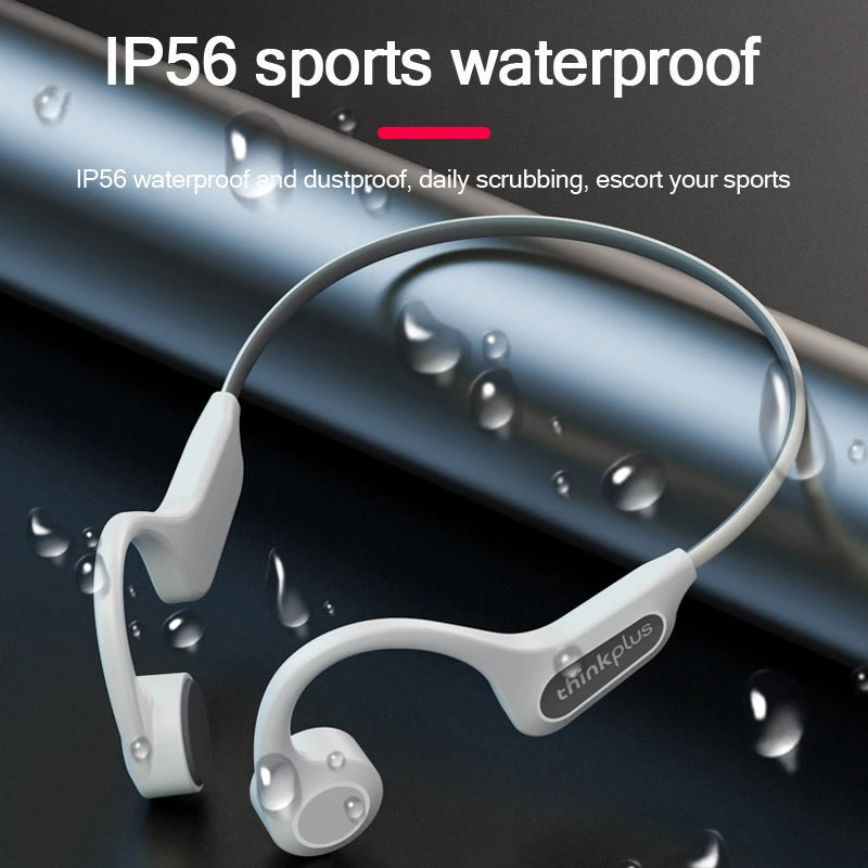 Lenovo-auriculares de conducción ósea X3 Pro, inalámbricos por Bluetooth, Hifi, con gancho para la oreja y micrófono, resistentes al agua