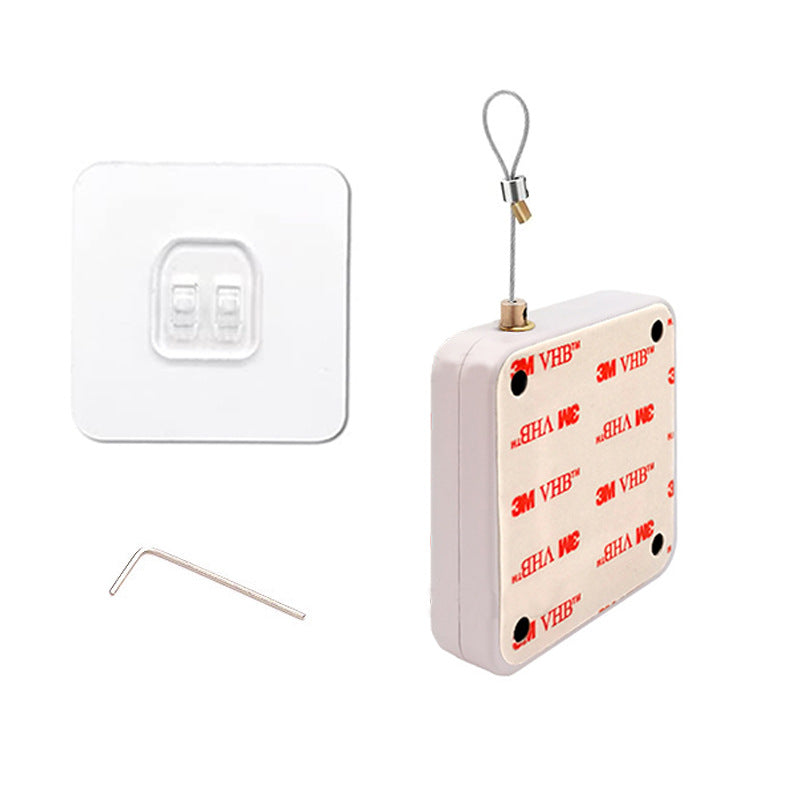 Pink Lucy automatic door closer for sliding door with mounting hardware for easy installation