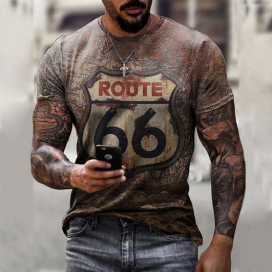 Men’s summer Retro Short Sleeve t-shirts