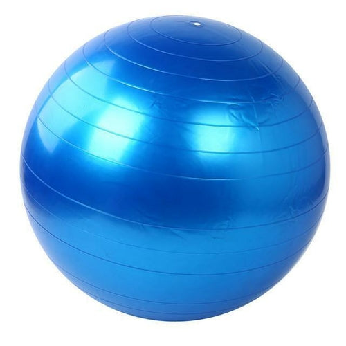 Blue Yellow Pandora home exercise yoga ball for effective workouts and stability training