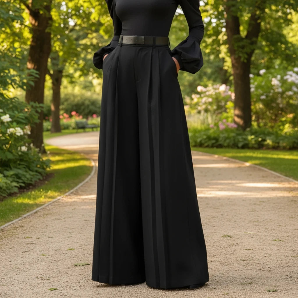 The Travel Pants You’ll Wear on Repeat — Women’s Palazzo Trousers with Pockets