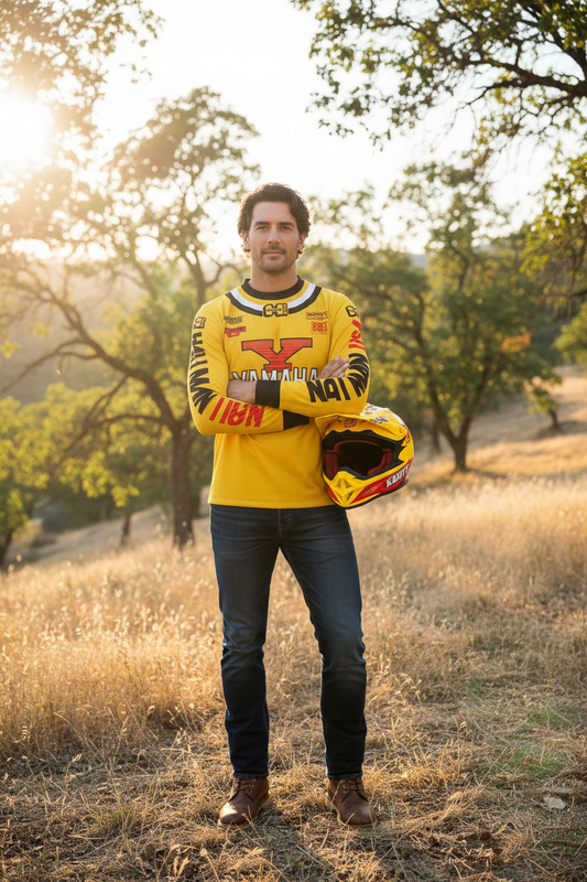 Yamaha USA Motocross Jersey: Quick-Dry Comfort for Every Ride