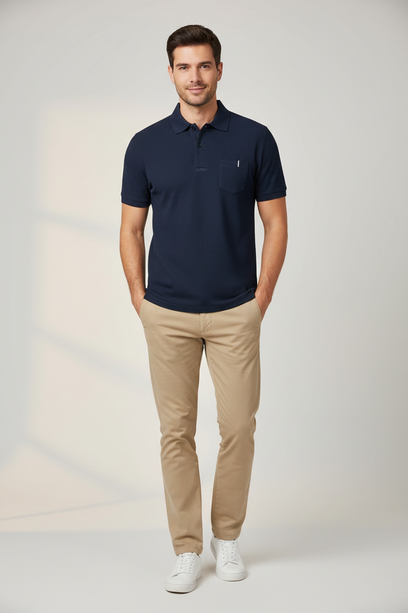Cool Breeze Ice Silk Polo: Stay Sharp, Feel Cool (All Day)