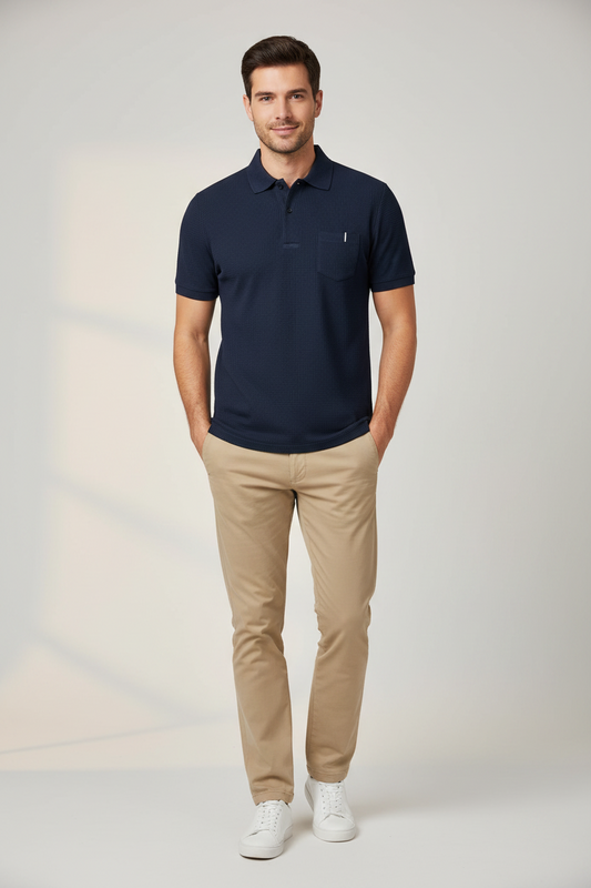 Cool Breeze Ice Silk Polo: Stay Sharp, Feel Cool (All Day)