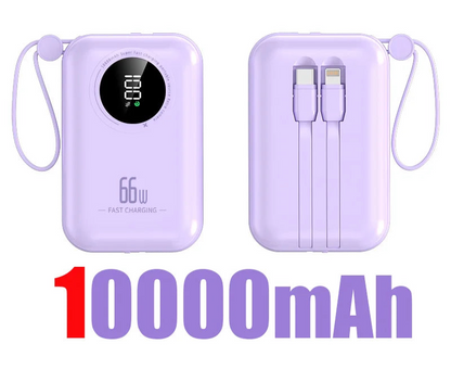 Power bank 50000mAh Large Capacity Power Bank 4 in 1 Fast Charging Powerbank Portable Battery Charger For iPhone Samsung Huawei