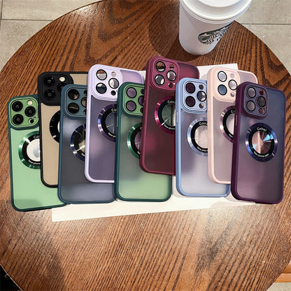 iphone 15 Phone Case Magnetic Skin-absorbing 14promax Protective Case