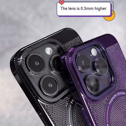 Electroplating Strong Magnetic Heat Dissipation Suitable For iphone 15 Phone Case 14ProMax Magnetic Suction 13promax