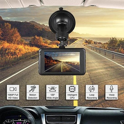 Salmon Lucky 1080P dash cam for car - 120° Wide, Loop Rec