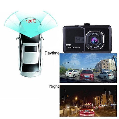 Salmon Lucky 1080P dash cam for car - 120° Wide, Loop Rec
