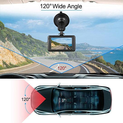 Salmon Lucky 1080P dash cam for car - 120° Wide, Loop Rec