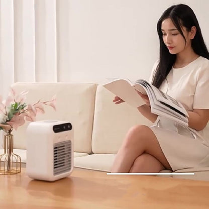 Aire acondicionado, ventilador enfriador de aire, ventilador de refrigeración por agua, aire acondicionado para habitación, oficina, color blanco-marfil