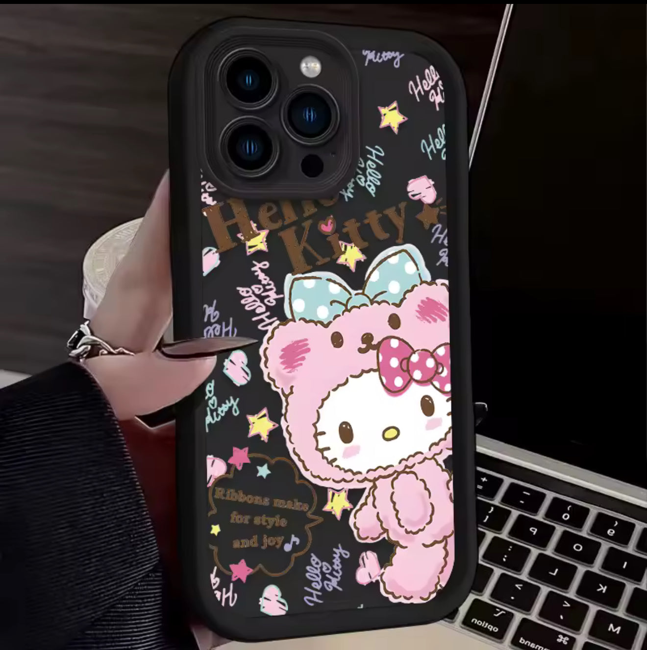Hello Kittyyy Case for iPhone 14 15 Pro Max 13 12 11 X XS XR 7 8 Plus SE 2020 Silicone Shockproof Cover
