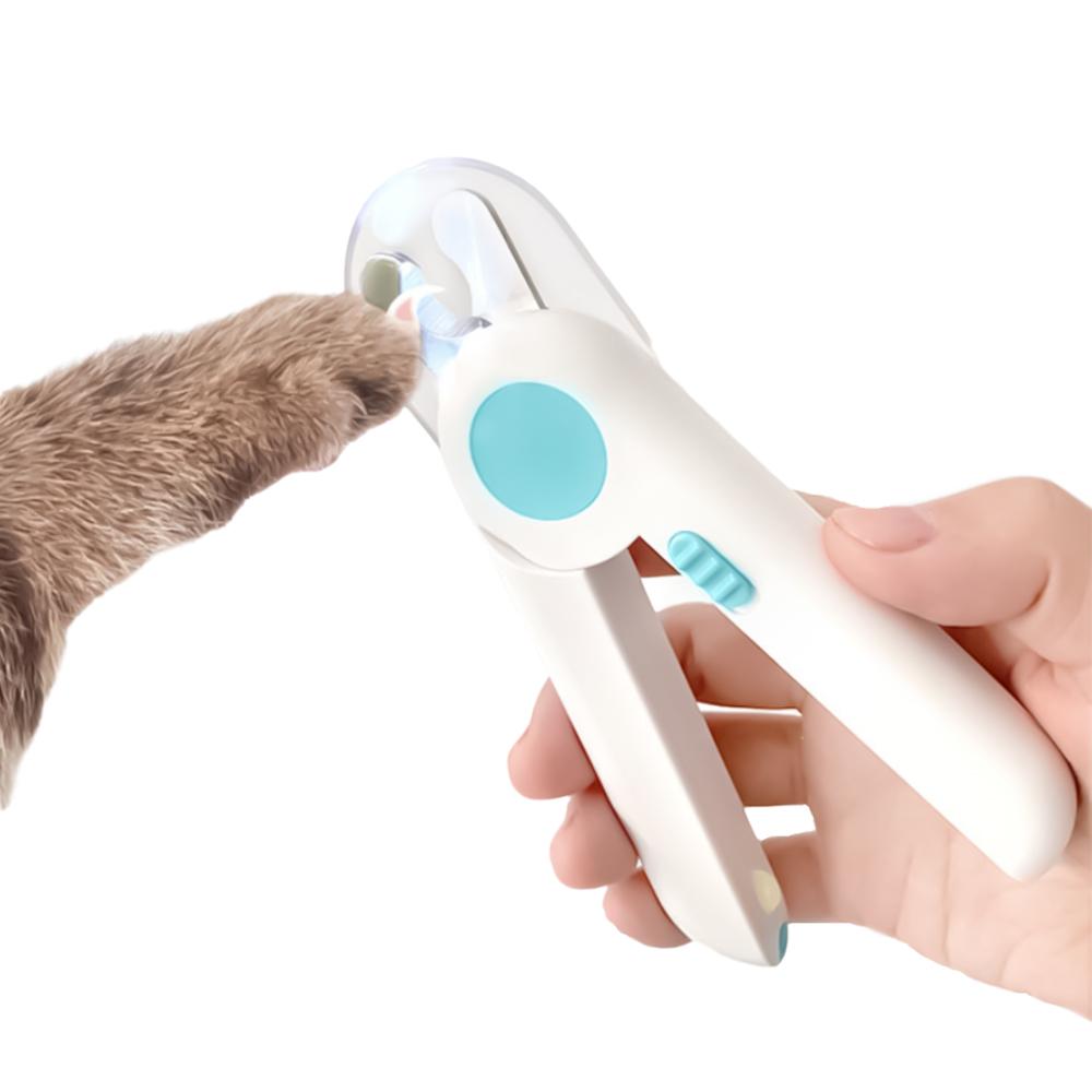 Cortaúñas LED para mascotas, tijeras para perros y gatos, cortaúñas para dedos de los pies