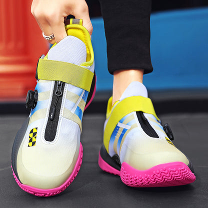 Men's And Women's Youth Trendy Knob Low-cut Sneaker