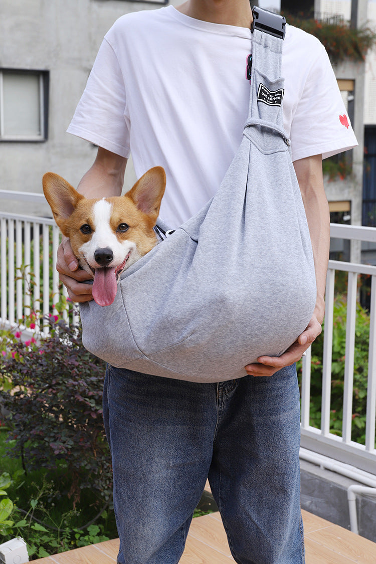 Nueva mochila plegable para perros, bolsa transpirable para salir y gatos