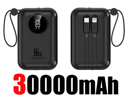 Power bank 50000mAh Large Capacity Power Bank 4 in 1 Fast Charging Powerbank Portable Battery Charger For iPhone Samsung Huawei