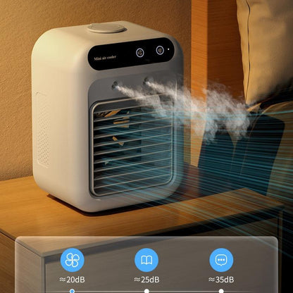 Aire acondicionado, ventilador enfriador de aire, ventilador de refrigeración por agua, aire acondicionado para habitación, oficina, color blanco-marfil