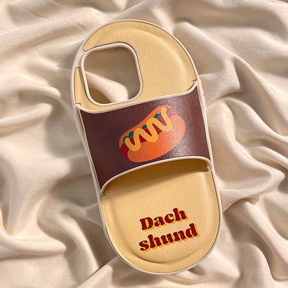 Cartoon Dog Slippers Suitable For iphone cases