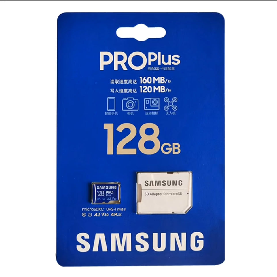 Samsung PRO Plus microSD Card 512G 256GB 128GB High-Speed TF Card for 4K UHD video