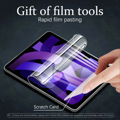 2PCS Hydrogel Film For Ipad Pro 11 12.9 Air 4 5 13 2024 Screen Protector For Ipad Mini 6 2 3 10.2 9.7 2021 9 Genration Not Glass