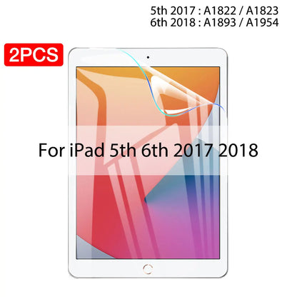 2PCS Hydrogel Film For Ipad Pro 11 12.9 Air 4 5 13 2024 Screen Protector For Ipad Mini 6 2 3 10.2 9.7 2021 9 Genration Not Glass
