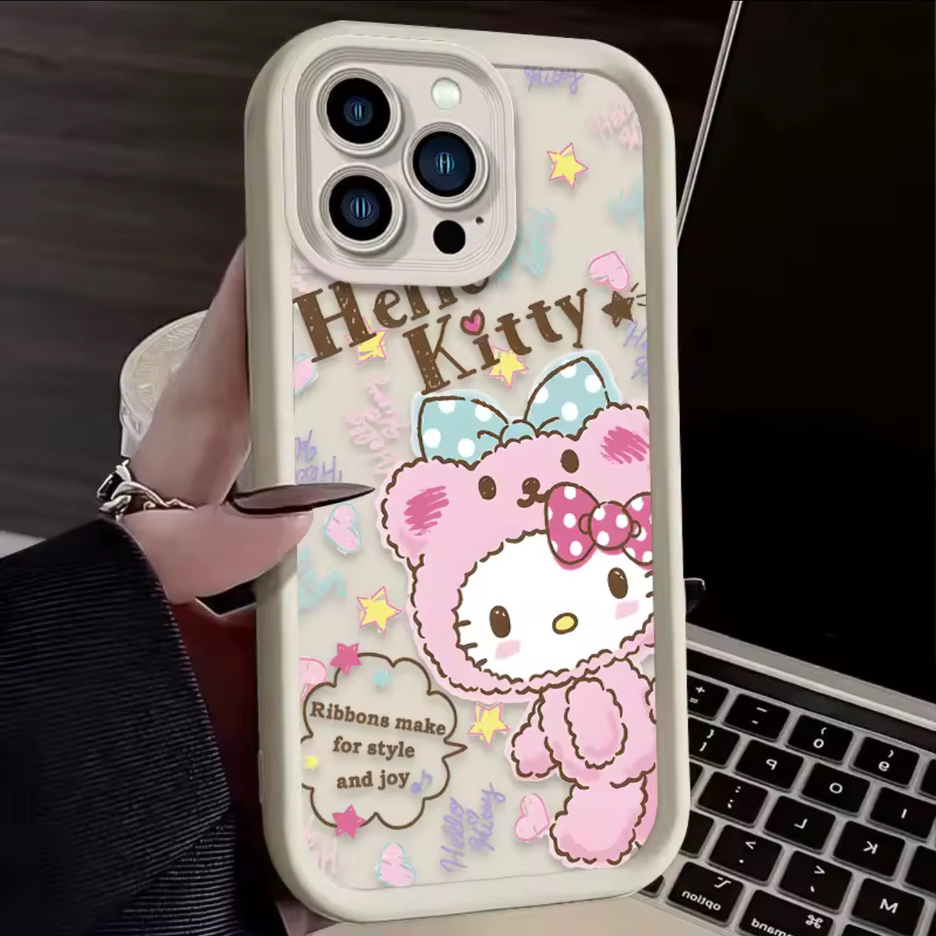 Hello Kittyyy Case for iPhone 14 15 Pro Max 13 12 11 X XS XR 7 8 Plus SE 2020 Silicone Shockproof Cover