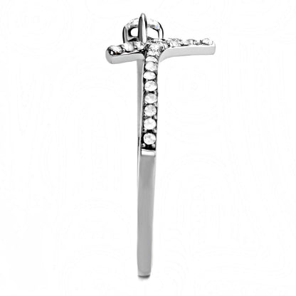 High polished (no plating) Stainless Steel Ring with AAA Grade
