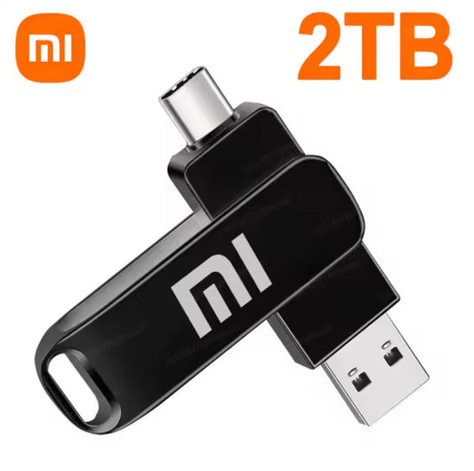 Xiaomi 2TB USB 3.2 Flash Drives High Speed Transfer Metal Pendrive Memory Card Type-C Interface Pendrive Flash Waterproof Stick