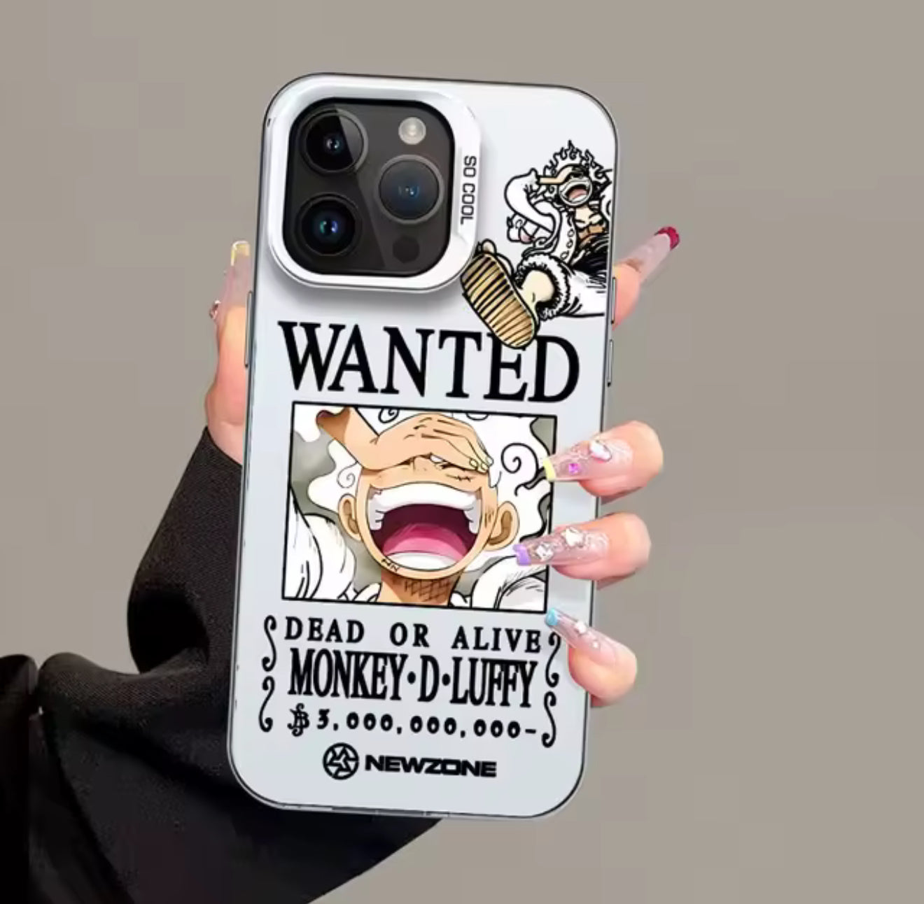 Luffyss Fourth Fifth Gear One Pieces Phone Case For iPhone 15 14 13 12 11 Pro Max X XR 8 7 Plus Candy Matte Shockproof Back Cover