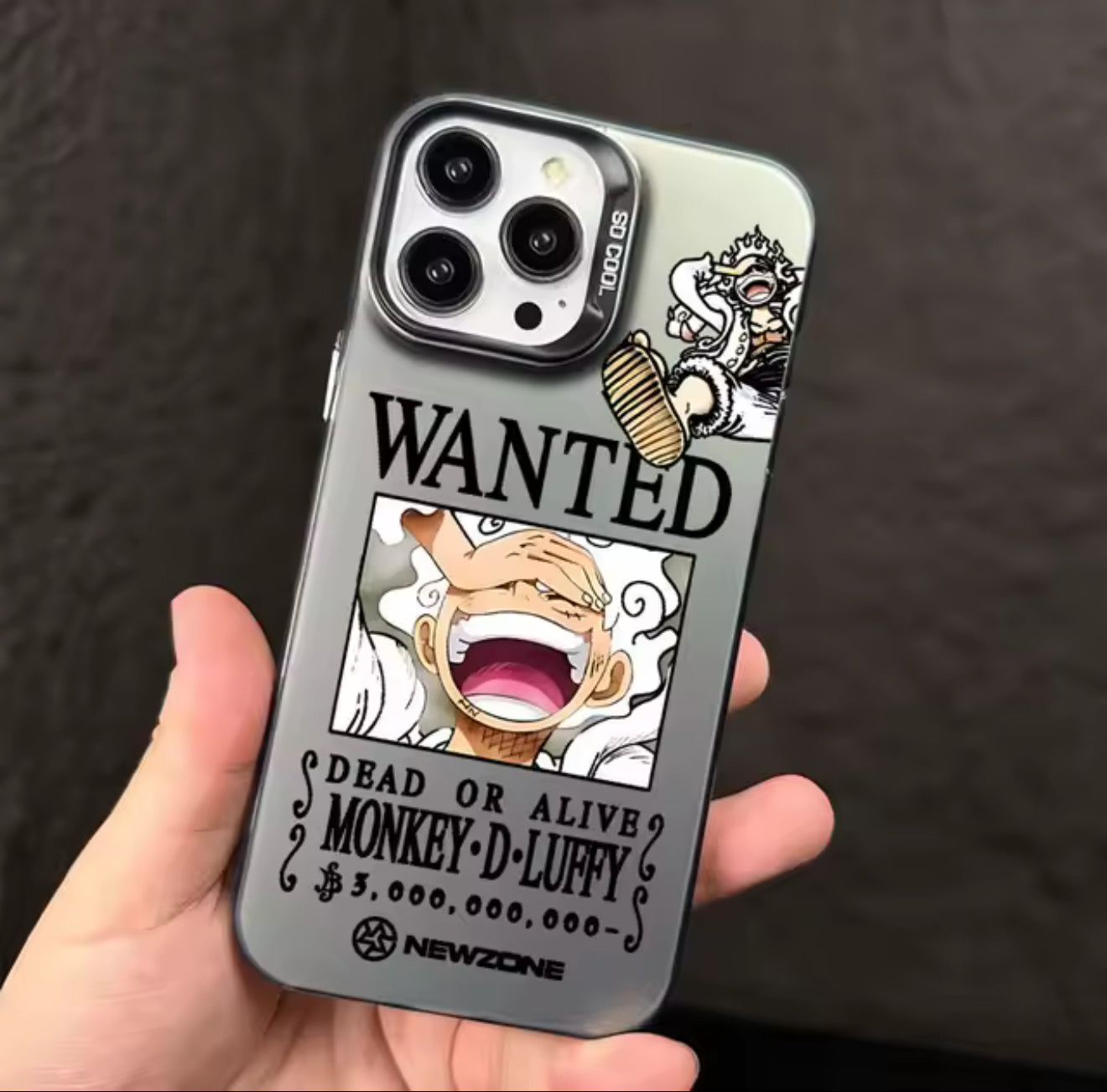 Luffyss Fourth Fifth Gear One Pieces Phone Case For iPhone 15 14 13 12 11 Pro Max X XR 8 7 Plus Candy Matte Shockproof Back Cover
