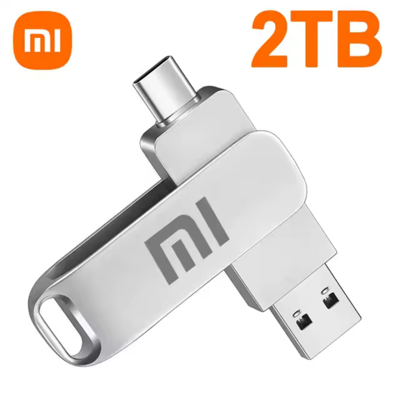 Xiaomi-unidad Flash USB 3,2 de 2TB, memoria USB de Metal de transferencia de alta velocidad, tarjeta de memoria, interfaz tipo C, Pendrive Flash resistente al agua