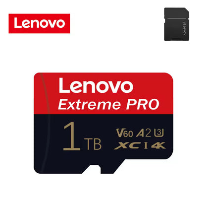 Tarjeta de memoria SD Lenovo 2TB, 1TB, tarjeta TF Class10 de alta velocidad, vídeo 4K Ultra HD, tarjeta SD A2, 128GB, 512GB, tarjeta TF para cámara de teléfono