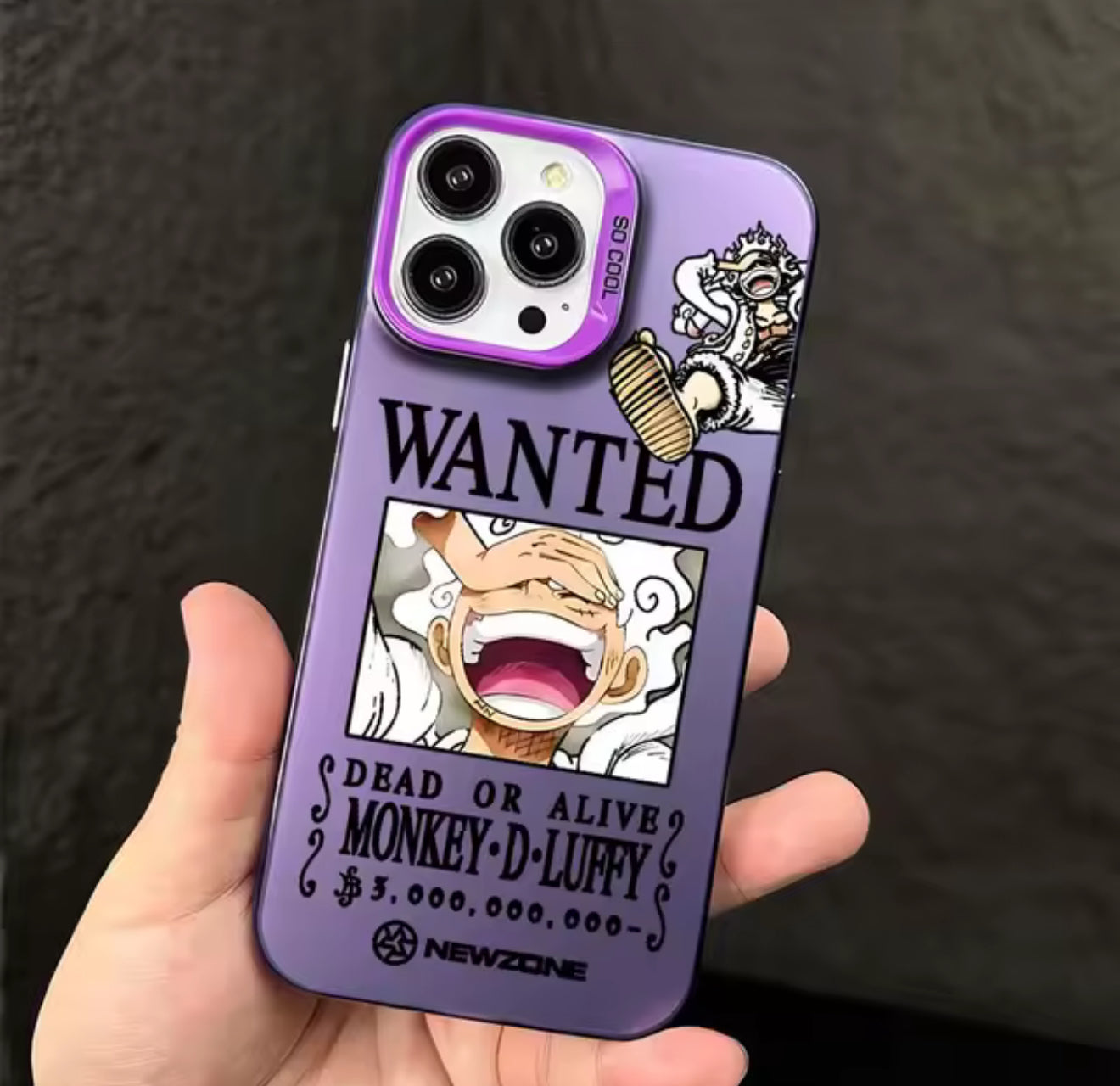 Luffyss Fourth Fifth Gear One Pieces Phone Case For iPhone 15 14 13 12 11 Pro Max X XR 8 7 Plus Candy Matte Shockproof Back Cover