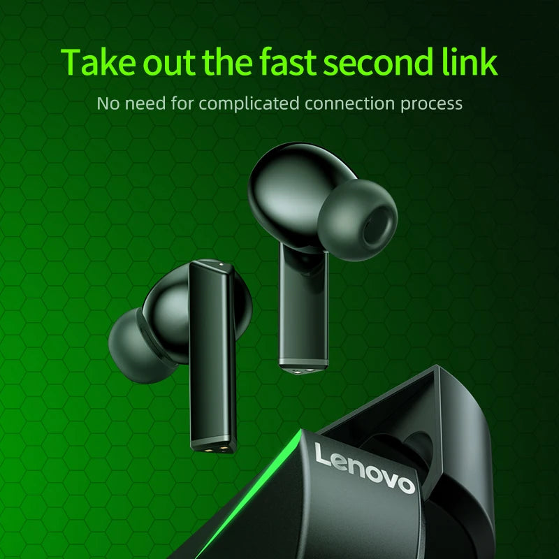 100% nuevo Original Lenovo LP6 GM1 GM5 TWS auriculares inalámbricos para juegos con Bluetooth y modo Dual auriculares con micrófono y música