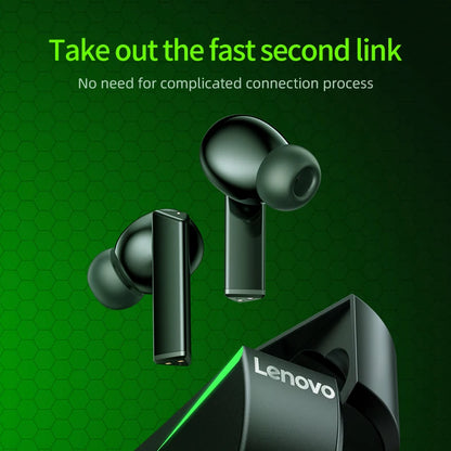 100% nuevo Original Lenovo LP6 GM1 GM5 TWS auriculares inalámbricos para juegos con Bluetooth y modo Dual auriculares con micrófono y música