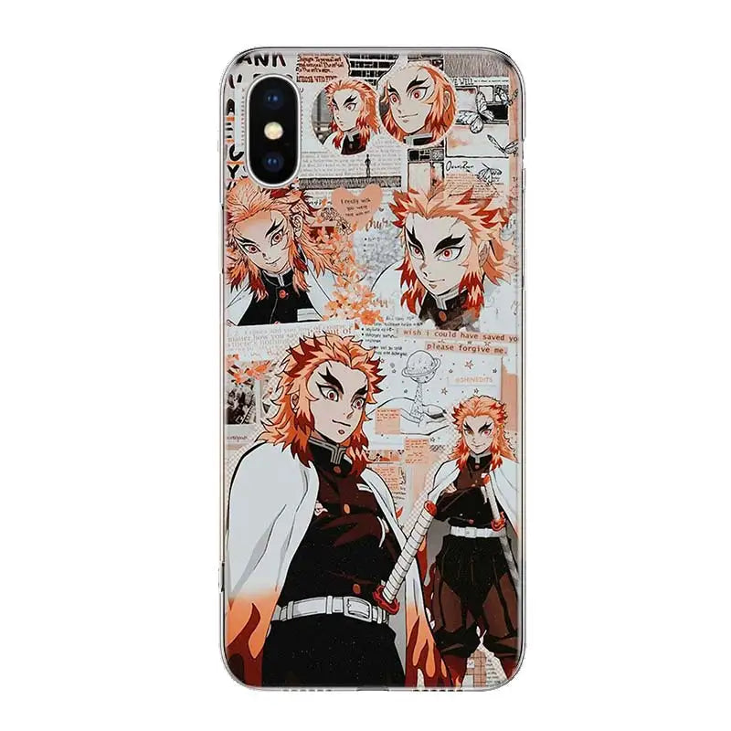 Demon😈Slayer Anime Cover Phone Case For iPhone 15 14
